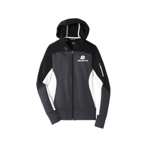 Ebonite Women's Fleece Werewolf Colorblock Full Zip Hooded Jacket