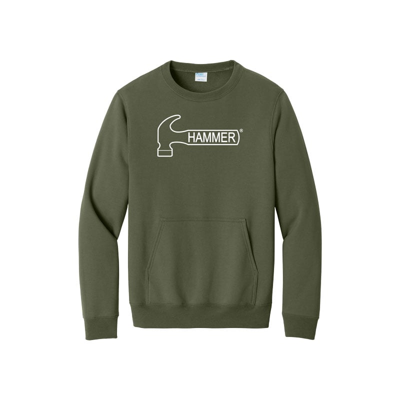 Hammer Men's Pullover Bowling Pocket Crewneck