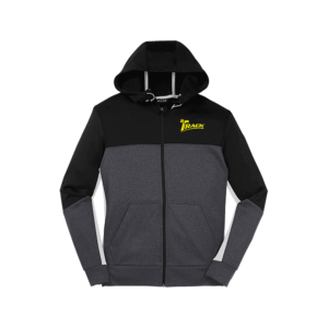 Track Men's Fleece Colorblock Full Zip Hooded Jacket