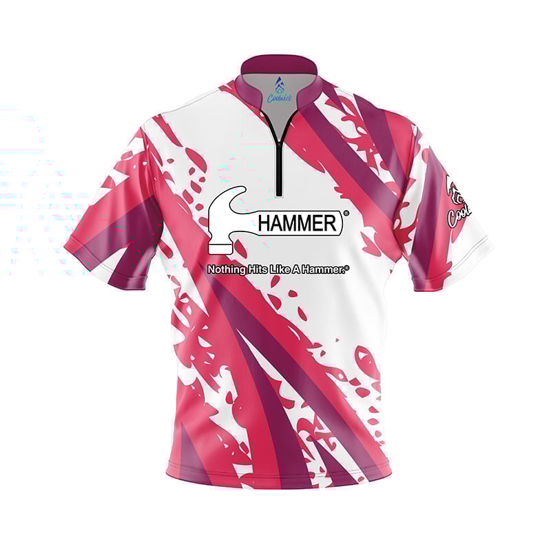 Brushfire Fast Track CoolWick Bowling Jersey - Hammer