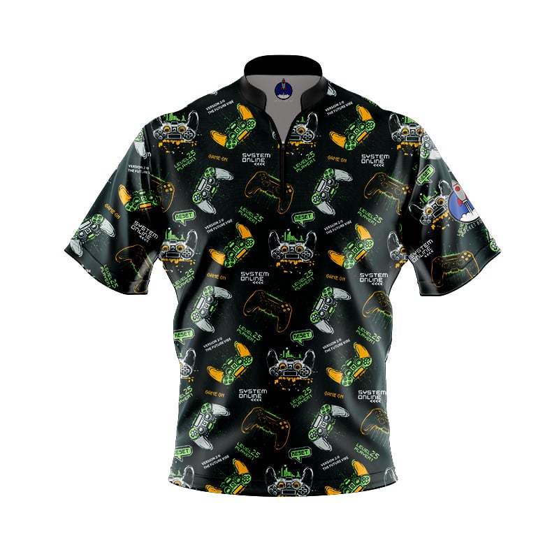 Plain Gamer Rocket Bowling Jersey