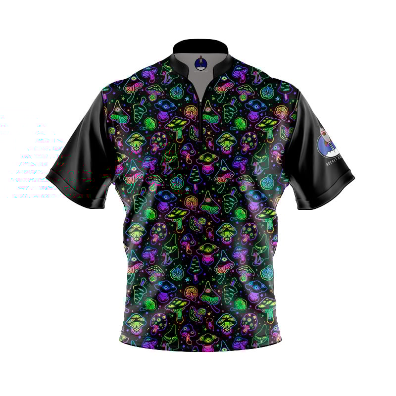 Plain Gamer Rocket Bowling Jersey