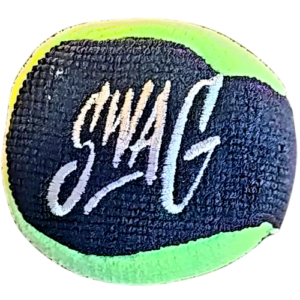 SWAG Black Lime Green Microfiber Grip Ball