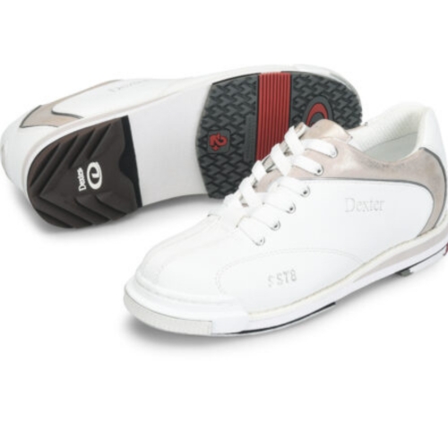デクスター　SST8LE　左右兼用 レディース23cm　ホワイト Dexter Women's SST 8 Pro White Champaign Bowling Shoes + FREE