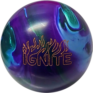 Epic Ignite Emerald Teal Purple Bowling Ball