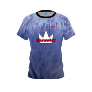 Brunswick Danger Zone Purple Ice Semi-Custom CoolWick Bowling Jersey