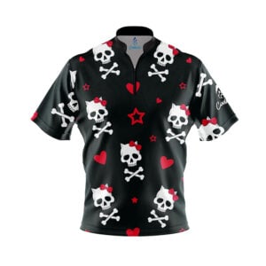 Gothic Valentines Fast Track CoolWick Bowling Jersey