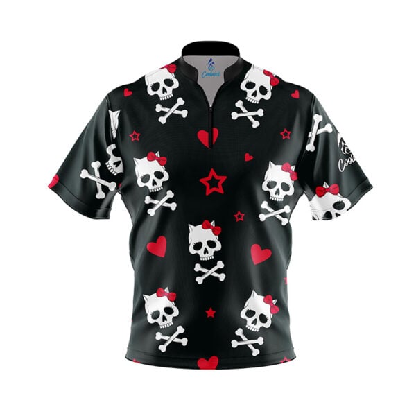 Gothic Valentines Fast Track CoolWick Bowling Jersey