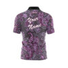 Purple Mandala Fast Track CoolWick Bowling Jersey - Image 3