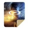 Storm Lightning Tornado Sherpa Lined Throw Blanket - Image 2