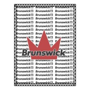 Brunswick Crown Red Black SD Leather Bowling Shammy