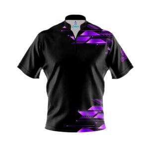 Purple Luxury Strikes Fast Track CoolWick Bowling Jersey