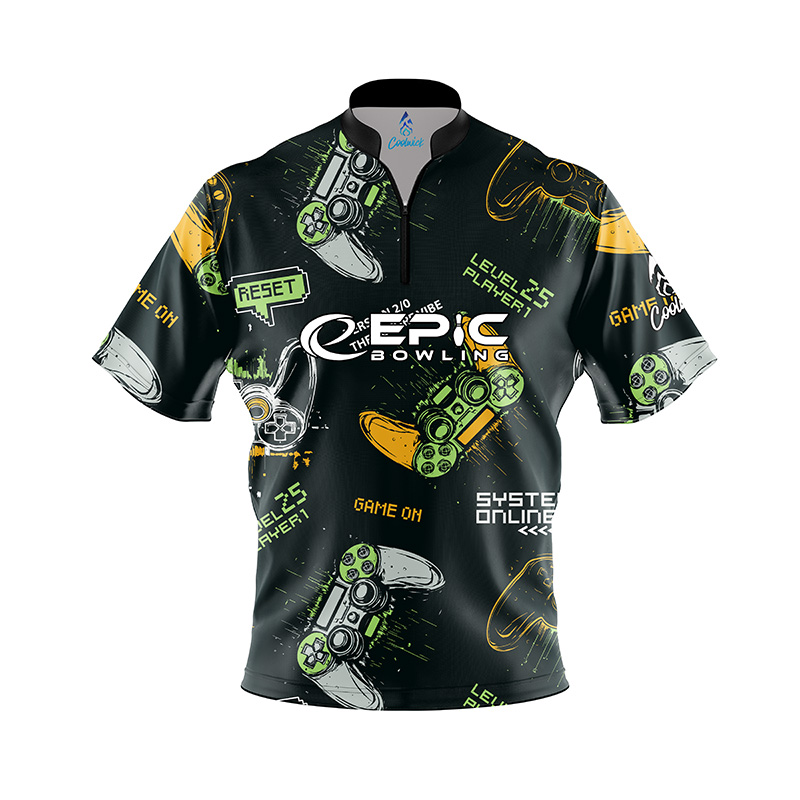 Arcade Overdrive Fast Track CoolWick Bowling Jersey + FREE