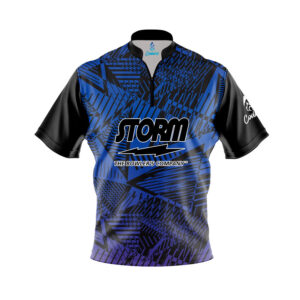 Abstract Shock Fast Track CoolWick Bowling Jersey - Storm Bowling