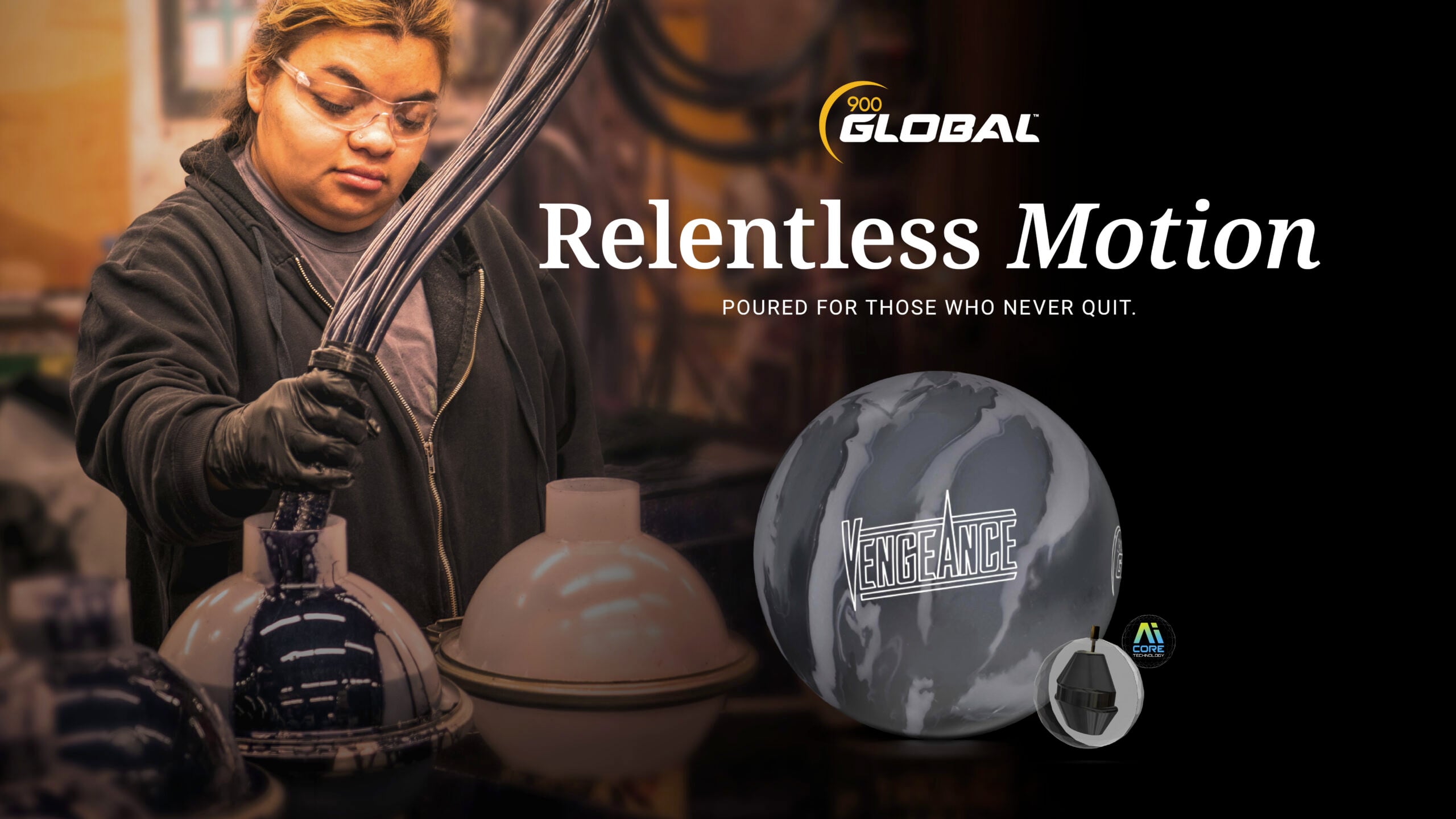 900 Global Vengeance Bowling Ball + FREE SHIPPING