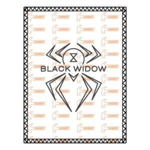 Hammer Black Widow Black Orange SD Leather Bowling Shammy