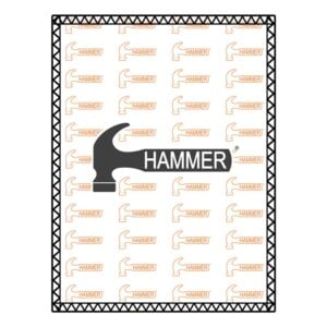 Hammer Black Orange SD Leather Bowling Shammy