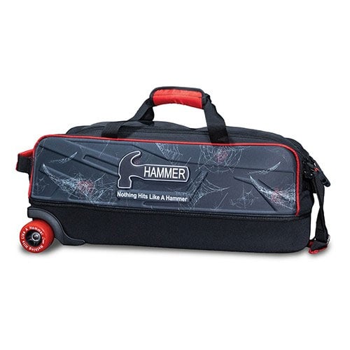 Hammer Black Widow 3 Ball Triple Tote SE Bowling Bag + FREE