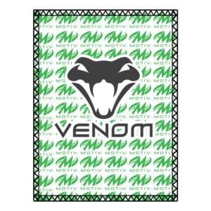 Motiv Venom Black Green SD Leather Bowling Shammy