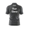CoolWick Elite Arena Charcoal Sash Zip Jersey - Image 2