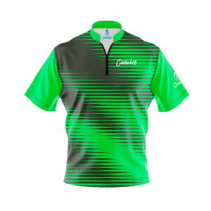 CoolWick Elite Arena Green Sash Zip Jersey