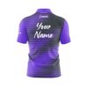 CoolWick Elite Arena Purple Sash Zip Jersey - Image 2