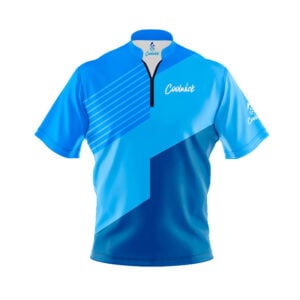 CoolWick Elite Force Blue Sash Zip Jersey