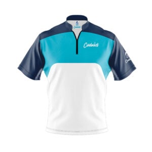 CoolWick Elite Union Navy Sash Zip Jersey