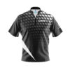 CoolWick Elite Verified Black White Sash Zip Jersey