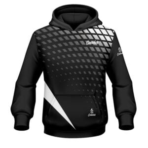 CoolWick Elite Verified Black White Hoodie