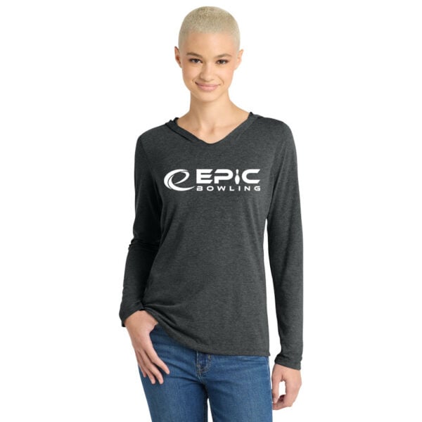 Epic Women's Tri Blend Bowling Tee Hoodie