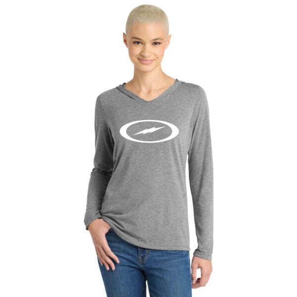 Storm Women's Tri Blend Bowling Tee Hoodie