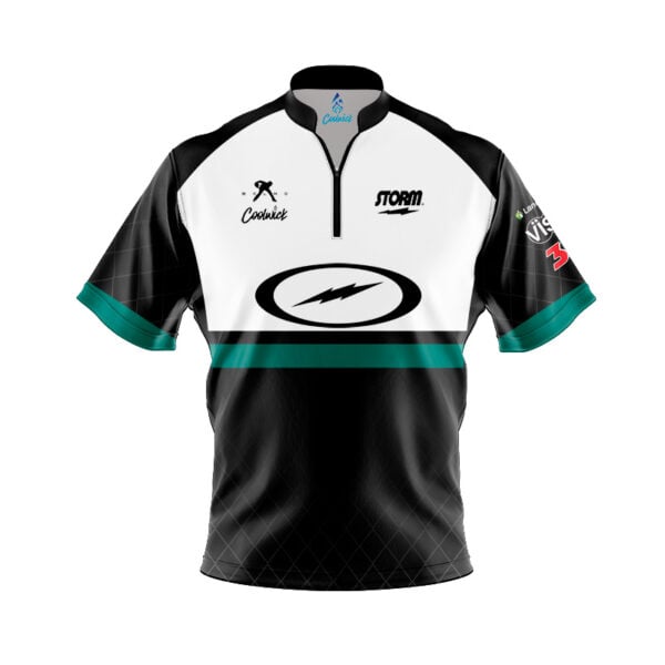 Storm Belmo Tour Black Green Fast Track CoolWick Bowling Jersey