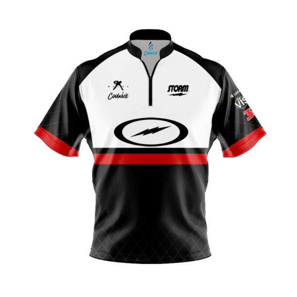 Storm Belmo Tour Black Red Fast Track CoolWick Bowling Jersey
