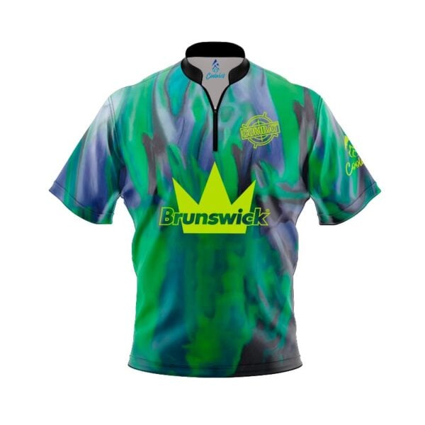 Brunswick Combat Hybrid Fast Track CoolWick Bowling Jersey