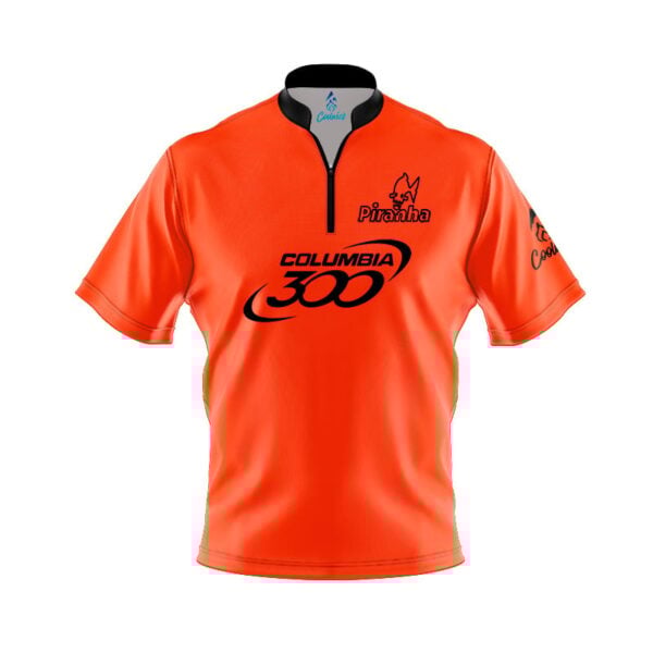 Columbia 300 Piranha Solid Fast Track CoolWick Bowling Jersey