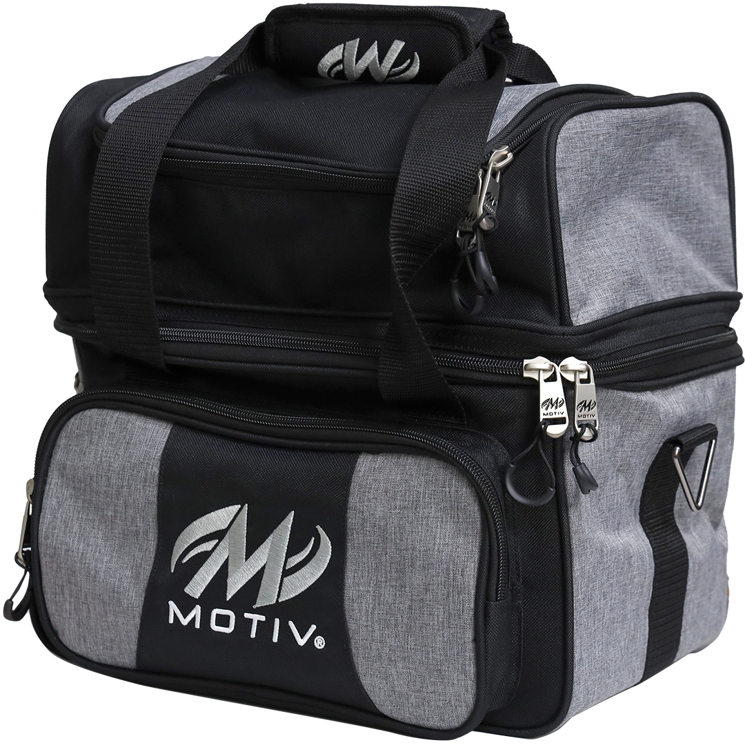 Motiv Prevail 1 Ball Single Tote Heather Gray Bowling Bag