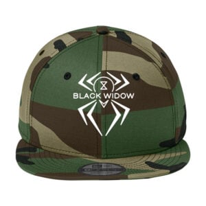 New Era Flat Bill Snapback Hammer Black Widow Bowling Hat
