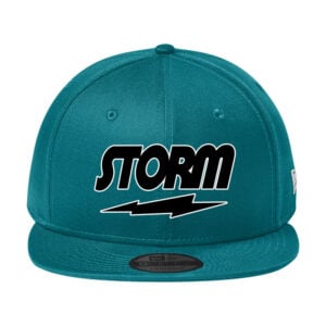 New Era Flat Bill Snapback Storm Bowling Hat