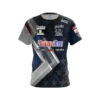 BowlersMart Sean Rash Dark Navy US Grunge Semi-Custom CoolWick Bowling Jersey