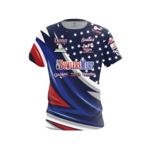 BowlersMart Sean Rash RWB Stars Semi-Custom CoolWick Bowling Jersey