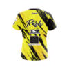 BowlersMart Sean Rash Yellow Sport Line Grunge Semi-Custom CoolWick Bowling Jersey - Image 2