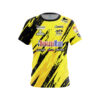 BowlersMart Sean Rash Yellow Sport Line Grunge Semi-Custom CoolWick Bowling Jersey