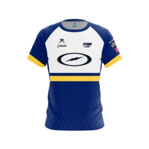 Storm Belmo Tour Blue Yellow Semi-Custom CoolWick Bowling Jersey