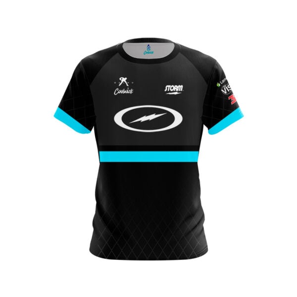 Storm Belmo Tour Black Teal Semi-Custom CoolWick Bowling Jersey