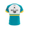 Storm Belmo Tour Teal Yellow Semi-Custom CoolWick Bowling Jersey - Image 2