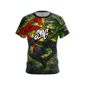 SWAG Dragon Stained Glass CoolWick Semi-Custom Bowling Jersey