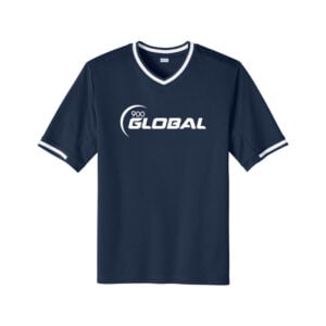 900 Global Bowling V Neck Baseball Jersey