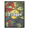 SWAG Dragon Stained Glass SD Leather Bowling Shammy