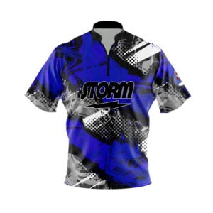 Storm Royal Blue Sport Grunge Xpress Ship Rocket Bowling Jersey